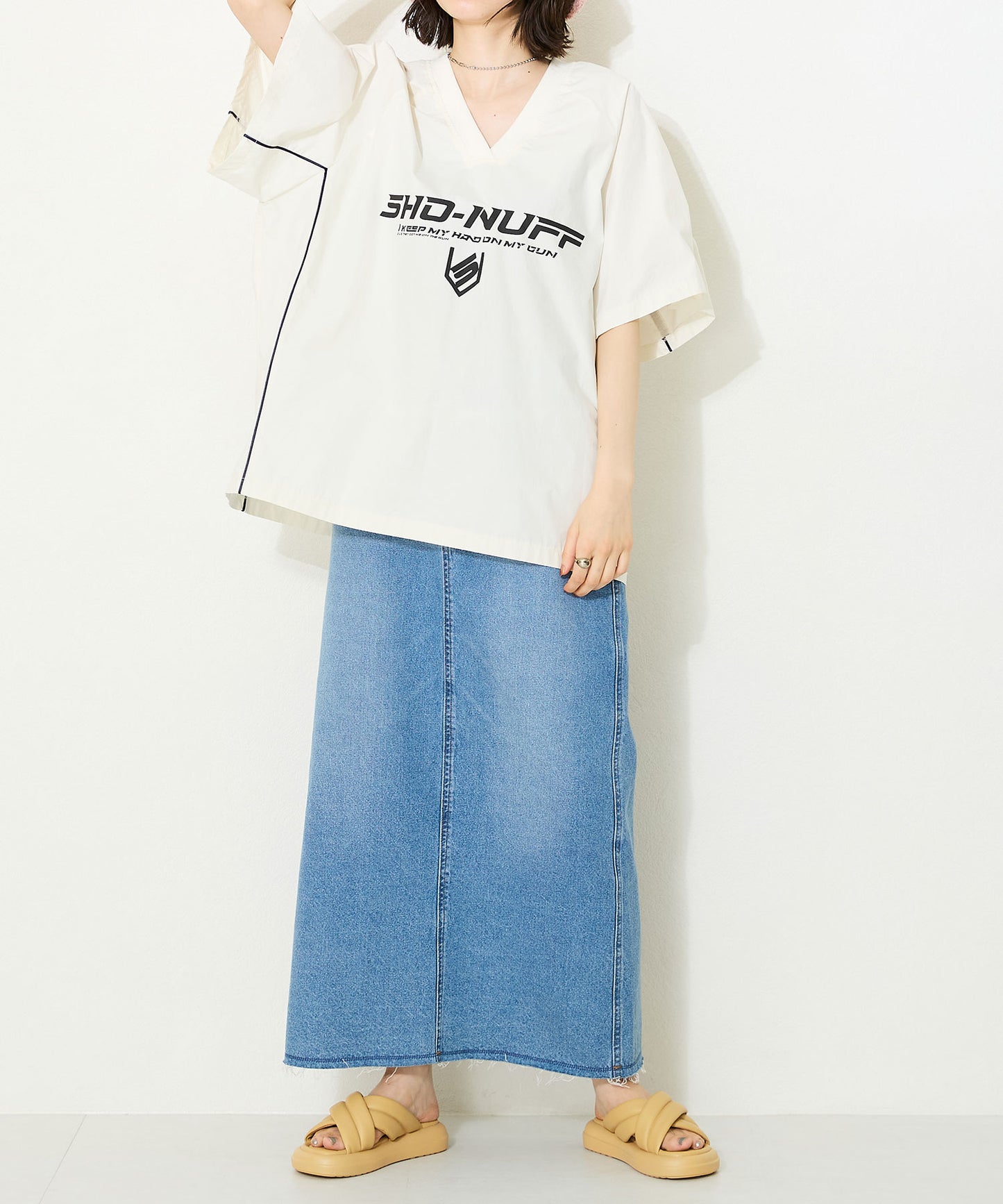 パデットクロススライドサンダル/41232