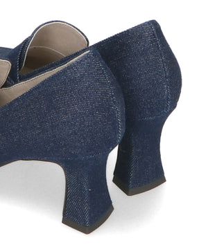 【WEB限定】ポインテッドトゥヒールローファー/41292