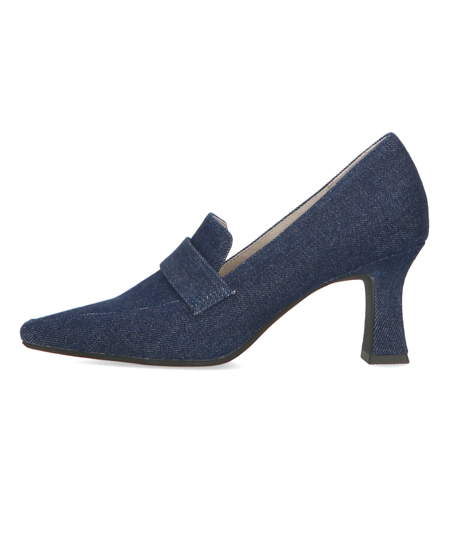 【WEB限定】ポインテッドトゥヒールローファー/41292