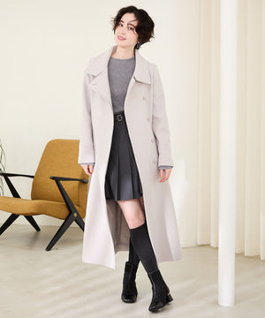 ツイード切替スクエアトゥブーツ/41404