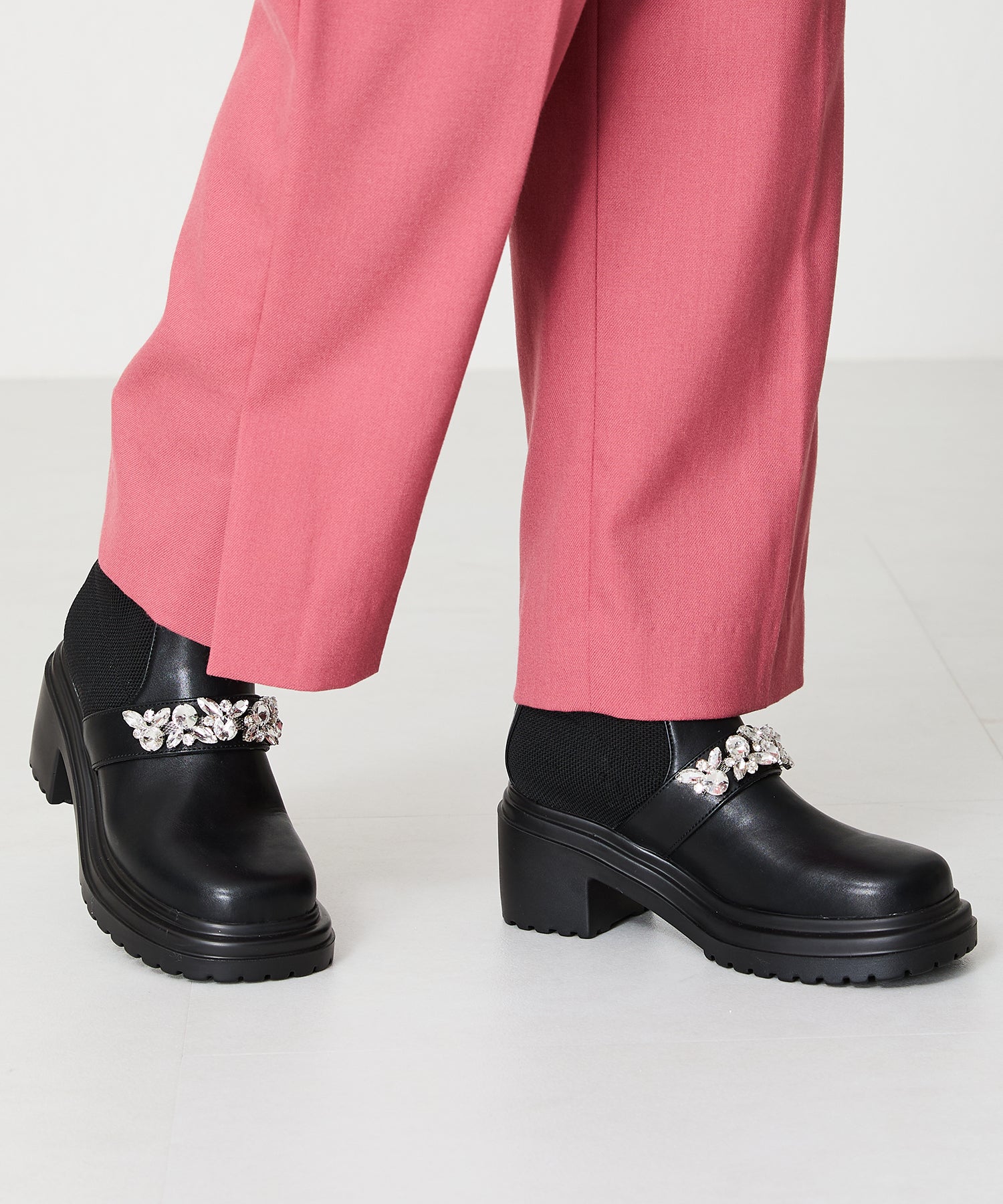 ビジューベルトニットドッキングブーツ/41415 – ORIENTALTRAFFIC