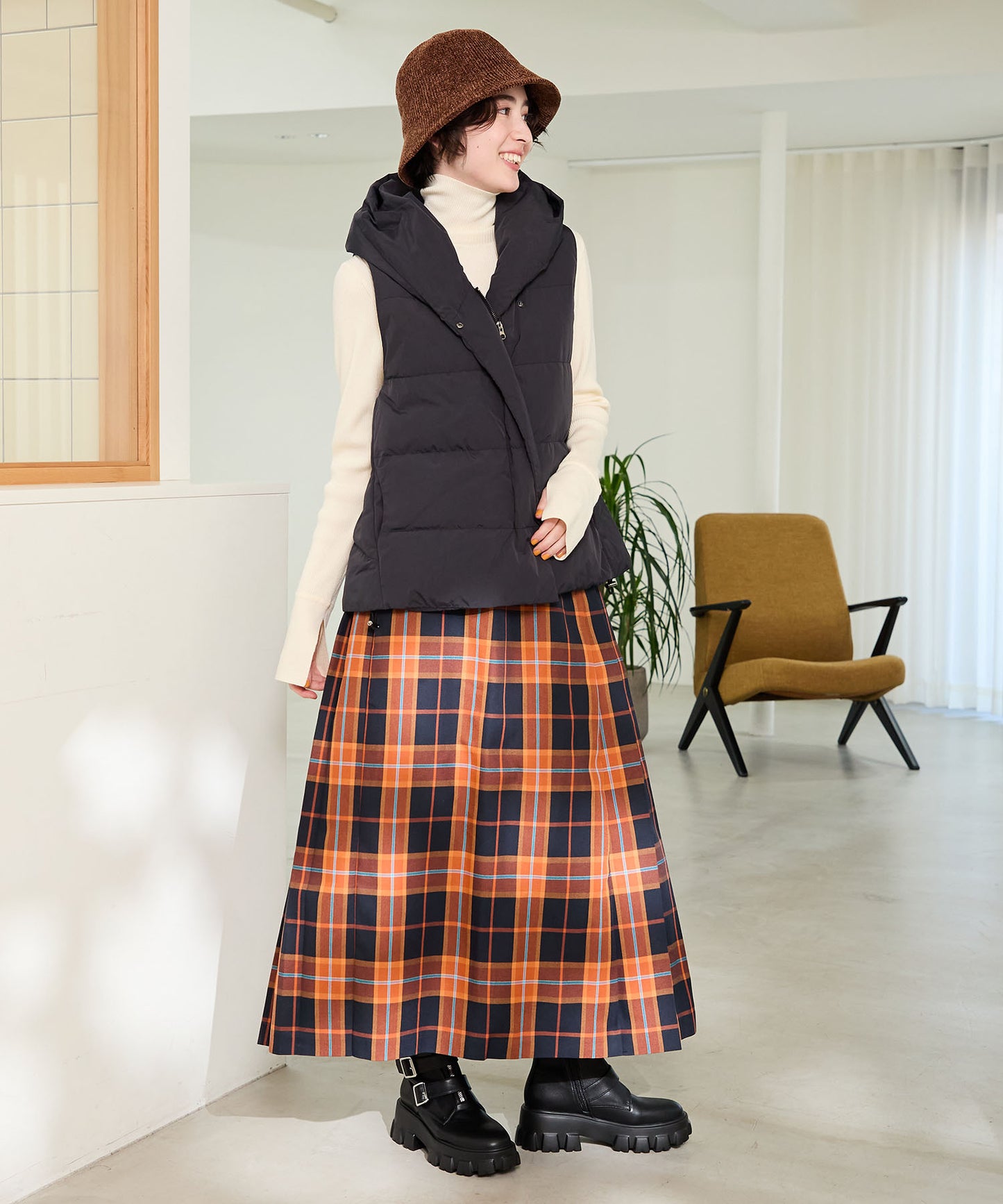 ジップデザインベルトバックルブーツ/41417