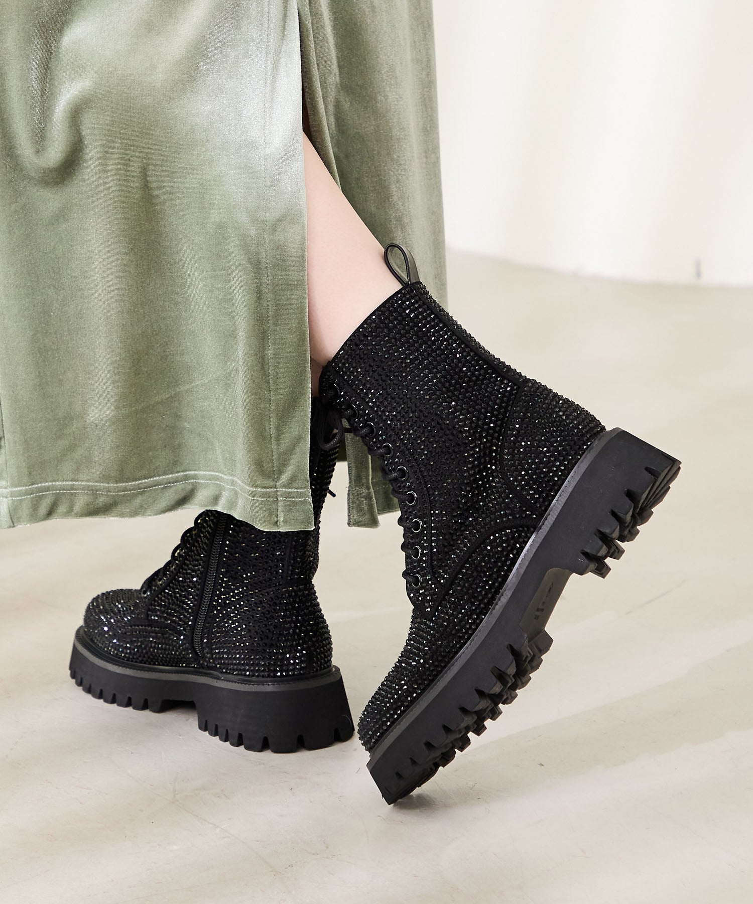 ラインストーンレースアップシューズ/41425 – ORIENTALTRAFFIC