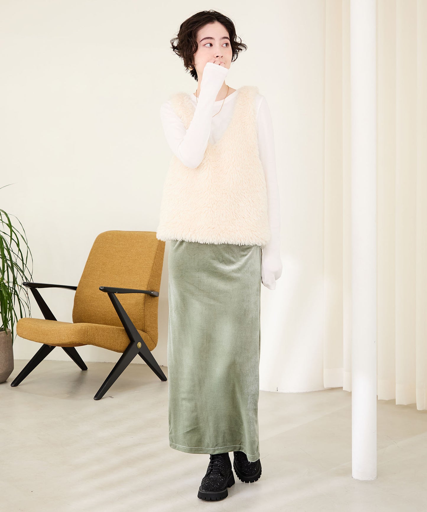 ラインストーンレースアップシューズ/41425