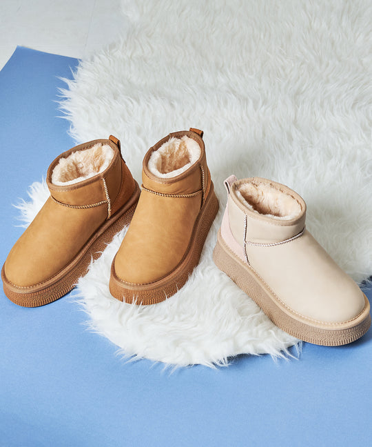 フレアソールムートンショートブーツ/41426