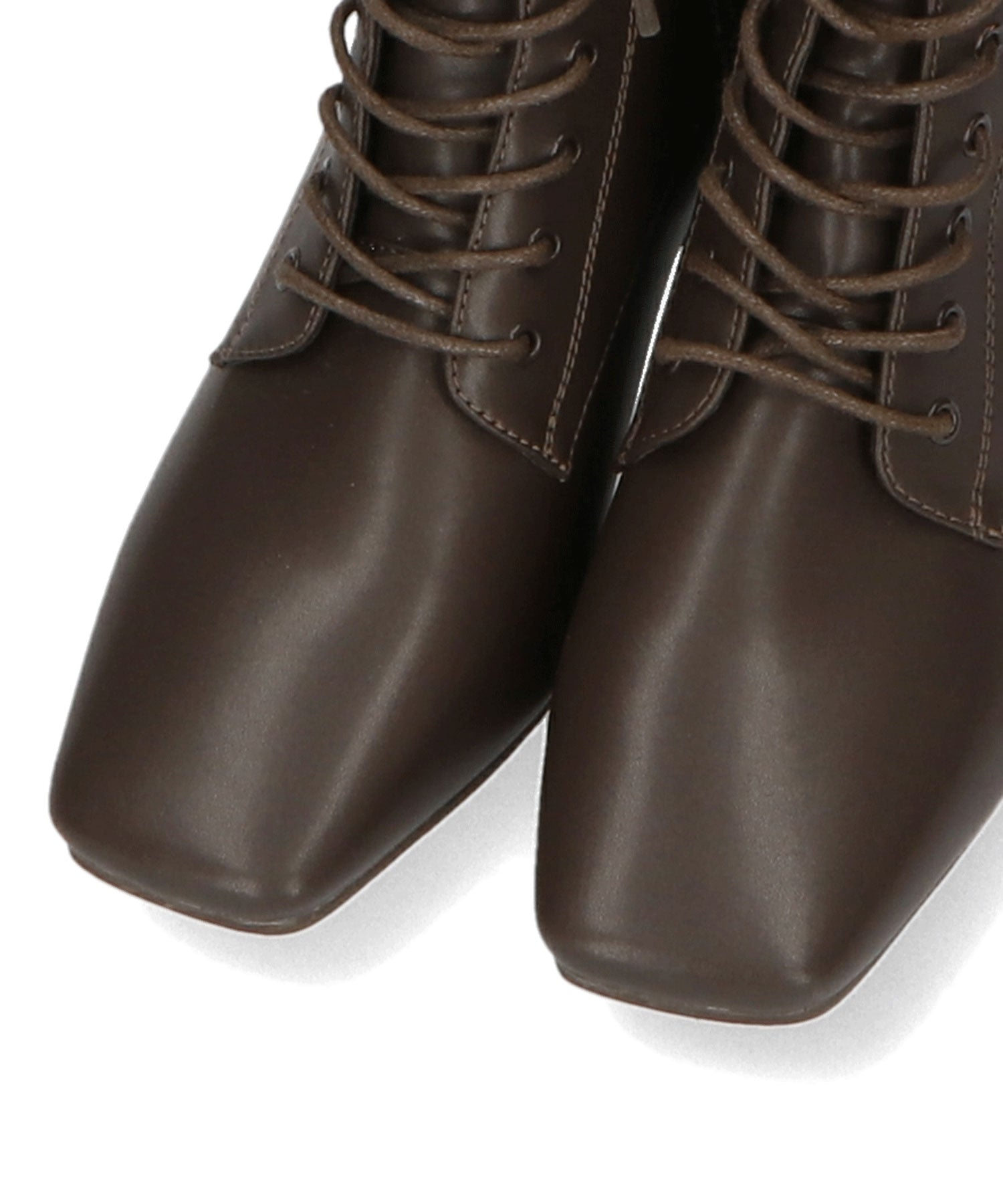 スクエアトゥレースアップヒールブーツ/41428 – ORIENTALTRAFFIC