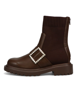 ビジューニットブーツ/41481