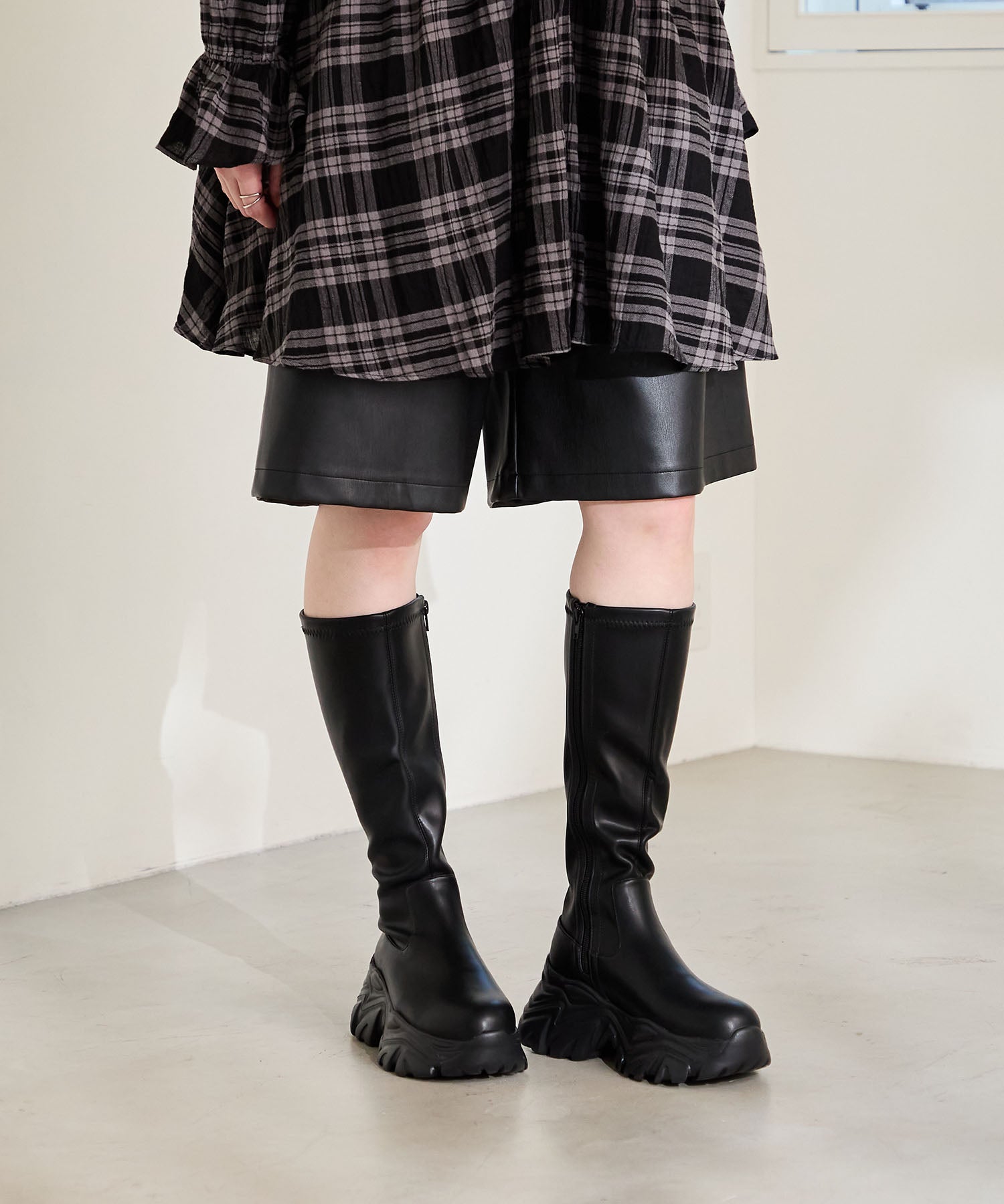 スニーカーソールロングブーツ/41503 – ORIENTALTRAFFIC