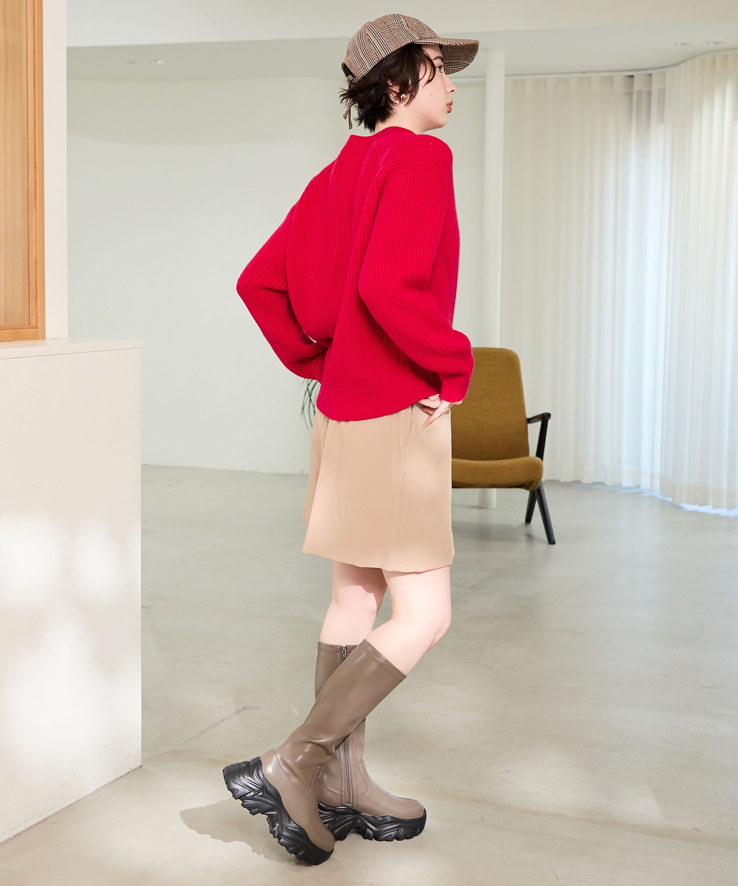 スニーカーソールロングブーツ/41503 – ORIENTALTRAFFIC