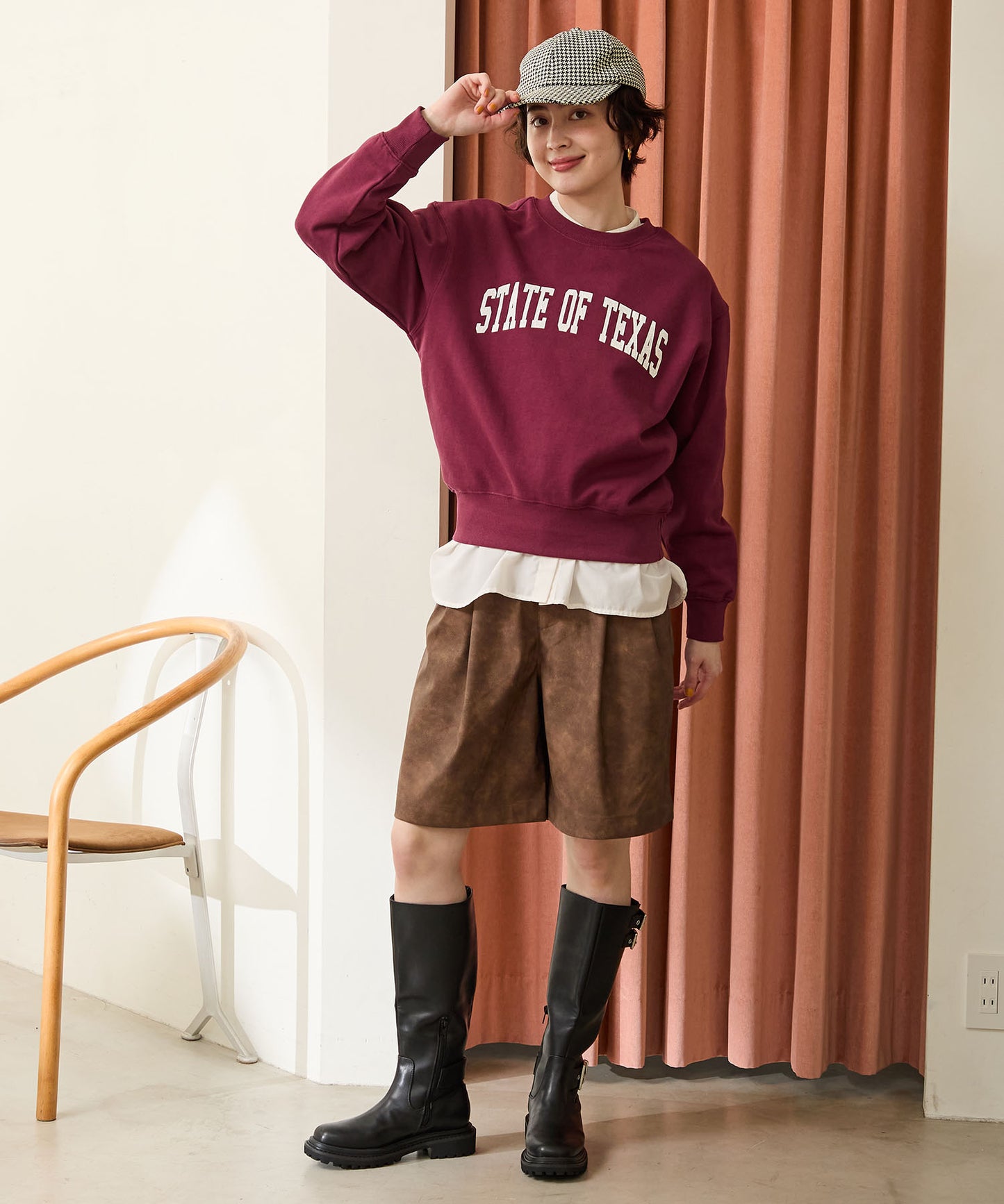 ベルトデザインロングブーツ/41504