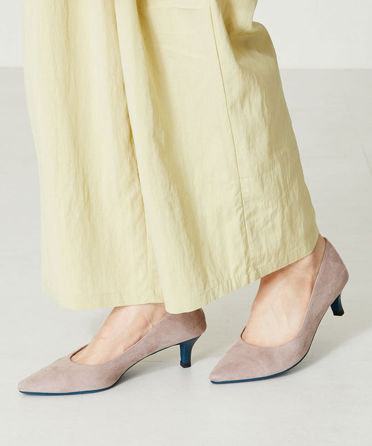 カラーソールポインテッドトゥパンプス/42103