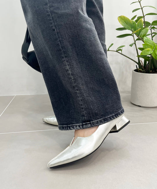 【WEB限定/新色追加】フレアヒールポインテッドトゥパンプス/45301