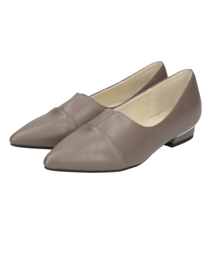 【WEB限定】メタリックラインフラットパンプス/45303