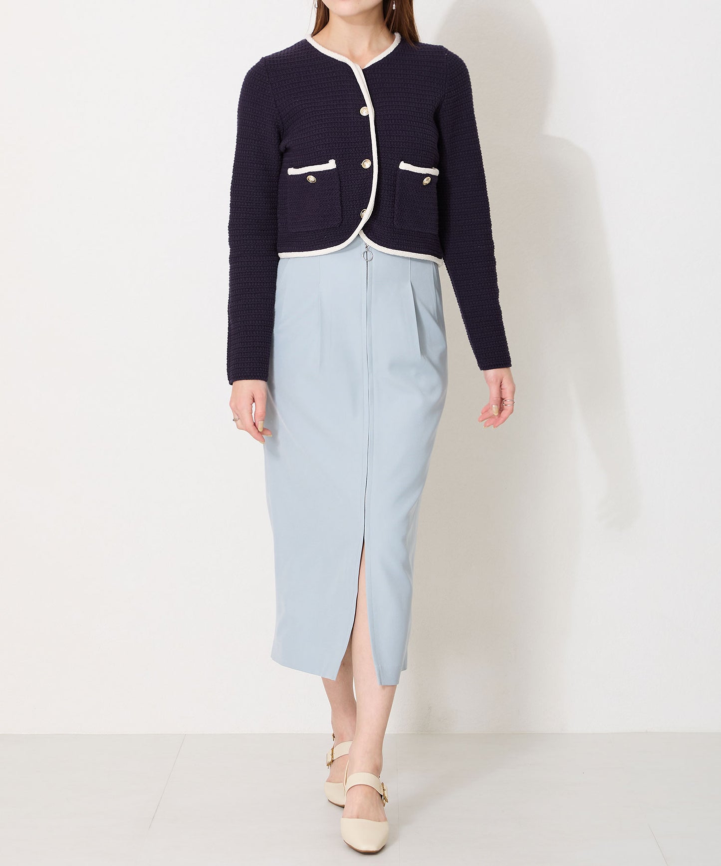 バックストラップヒールパンプス/51101