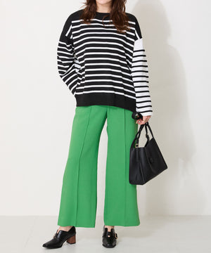 ウッドヒールベルトパンプス/51103