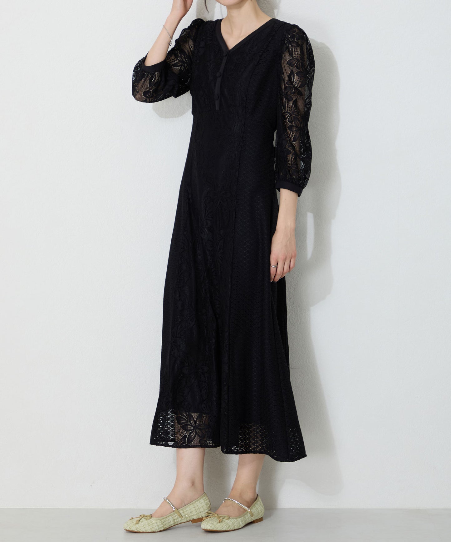 【WEB限定】ツイードバレエストラップパンプス/51106