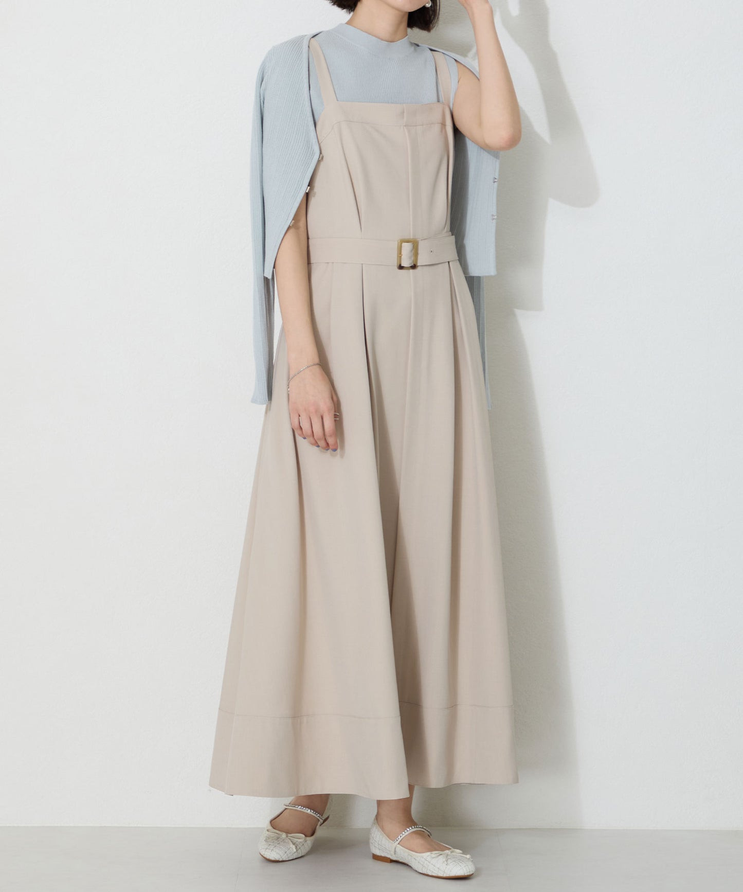 【WEB限定】ツイードバレエストラップパンプス/51106