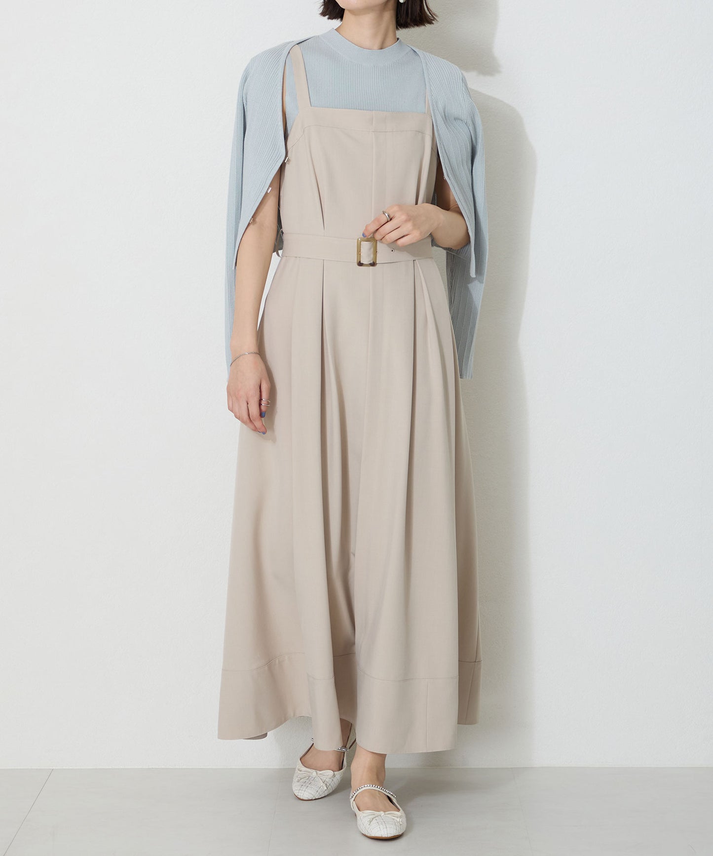 【WEB限定】ツイードバレエストラップパンプス/51106