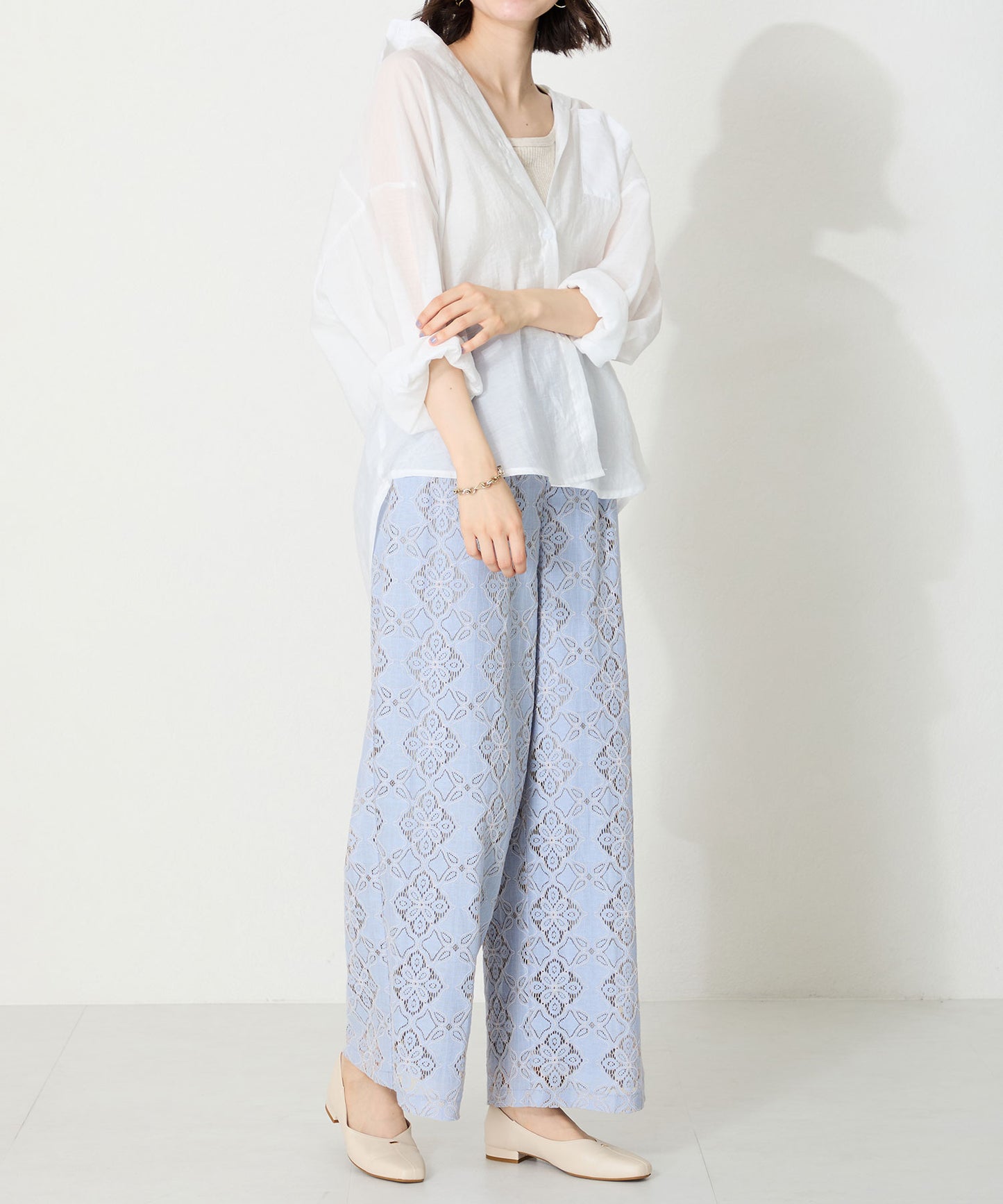 ゴールドパーツVカットバブーシュ/51112