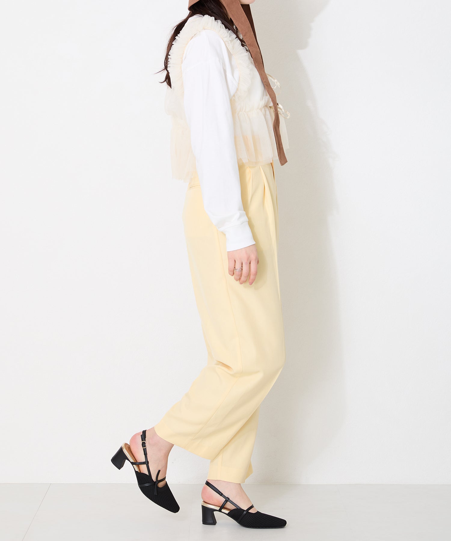 リブニット細ストラップパンプス/51114 – ORIENTALTRAFFIC