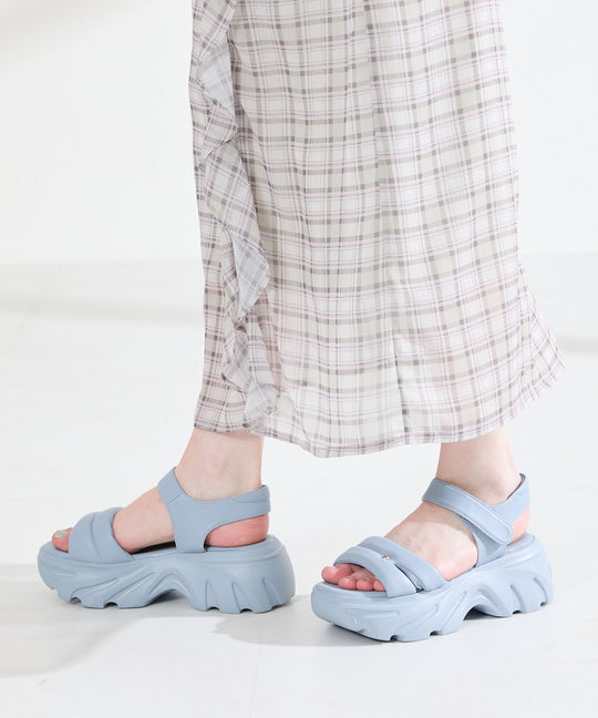 【新色追加】カットデザインパデット厚底サンダル/51206