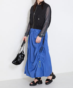 パデットストラップ厚底ヒールサンダル/51207