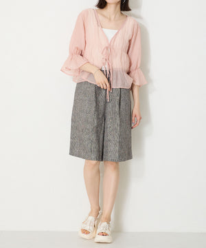 ドローコード×メッシュ厚底サンダル/51210