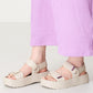【Fit meサンダル】メタルパーツ厚底サンダル/51226