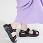 【Fit meサンダル/新色追加】メタルパーツ厚底サンダル/51226