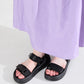 【Fit meサンダル/新色追加】メタルパーツ厚底サンダル/51226