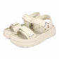 【Fit meサンダル/新色追加】メタルパーツ厚底サンダル/51226