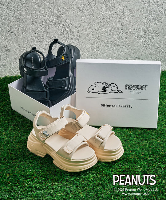 【WEB限定】PEANUTSデザインスポーツサンダル/51236