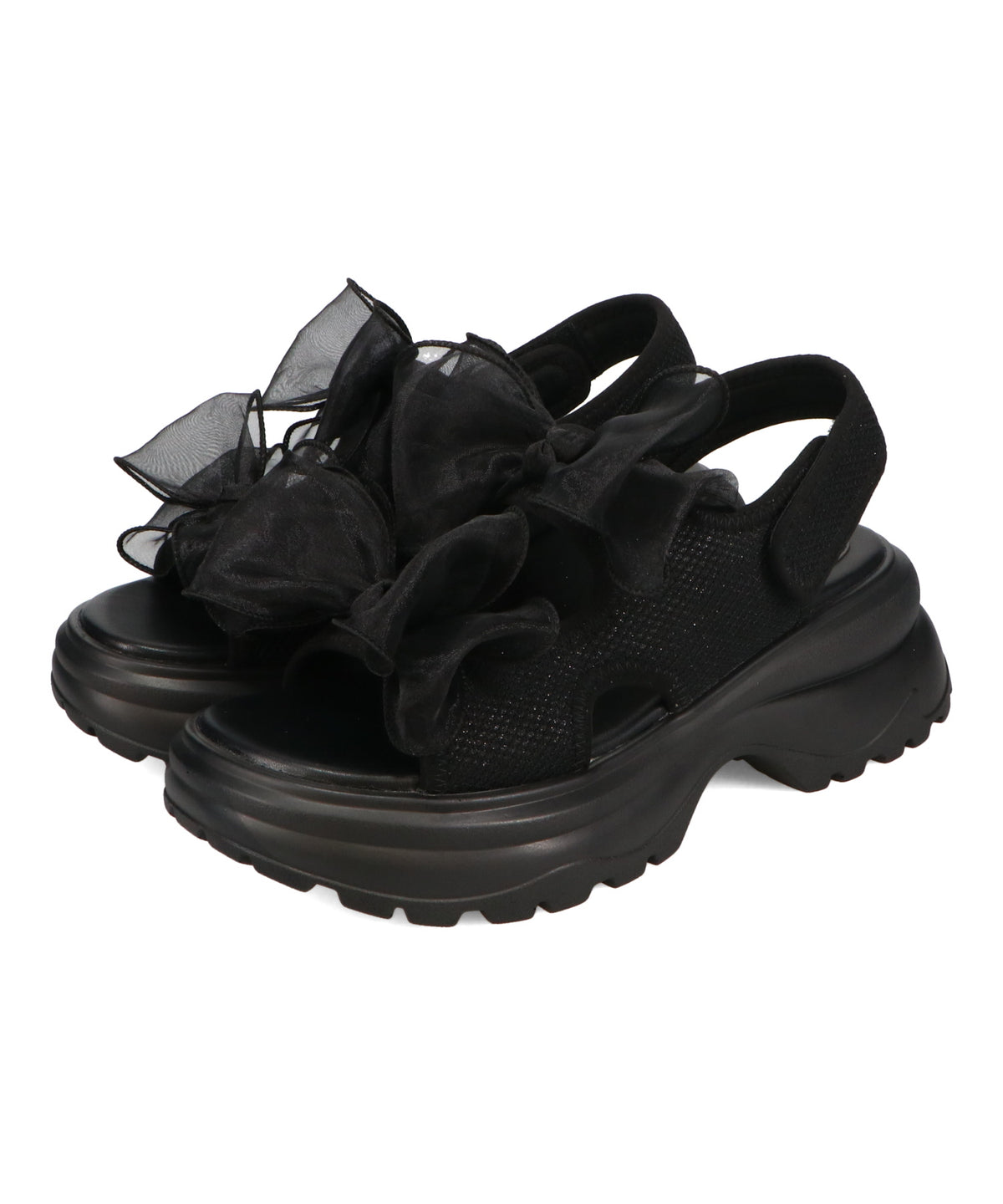WEB限定】ボリュームチュールリボン厚底サンダル/51237 – ORIENTALTRAFFIC