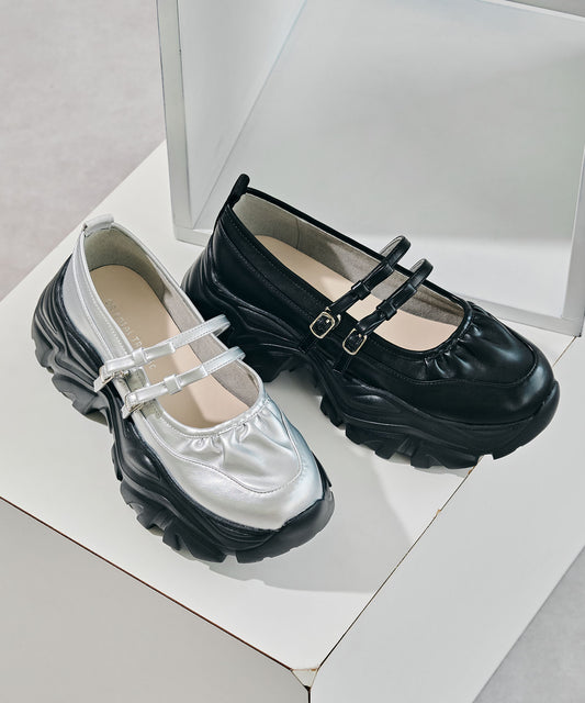 【WEB先行予約/8月中旬発売予定】ダブルリボンスニーカーソールシューズ/51307