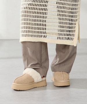 厚底ムートン2wayサンダル/51320