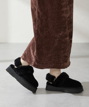 厚底ムートン2wayサンダル/51320