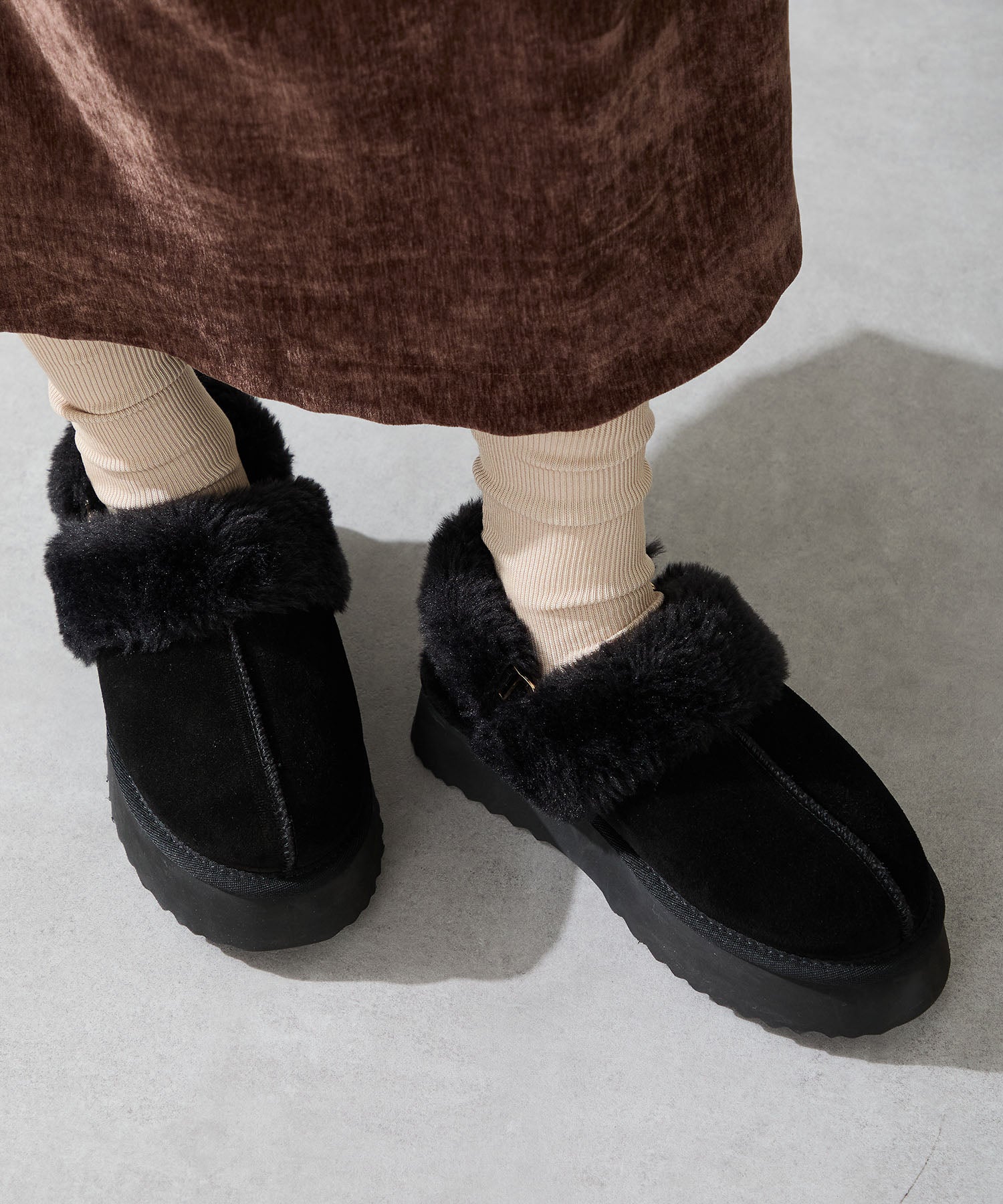 厚底ムートン2wayサンダル/51320 – ORIENTALTRAFFIC