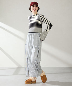 厚底ムートン2wayサンダル/51320