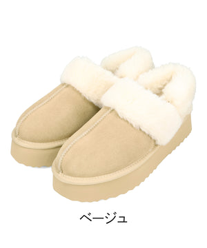 厚底ムートン2wayサンダル/51320