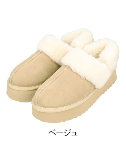 厚底ムートン2wayサンダル/51320