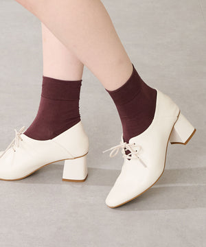 レースアップバブーシュパンプス/51322