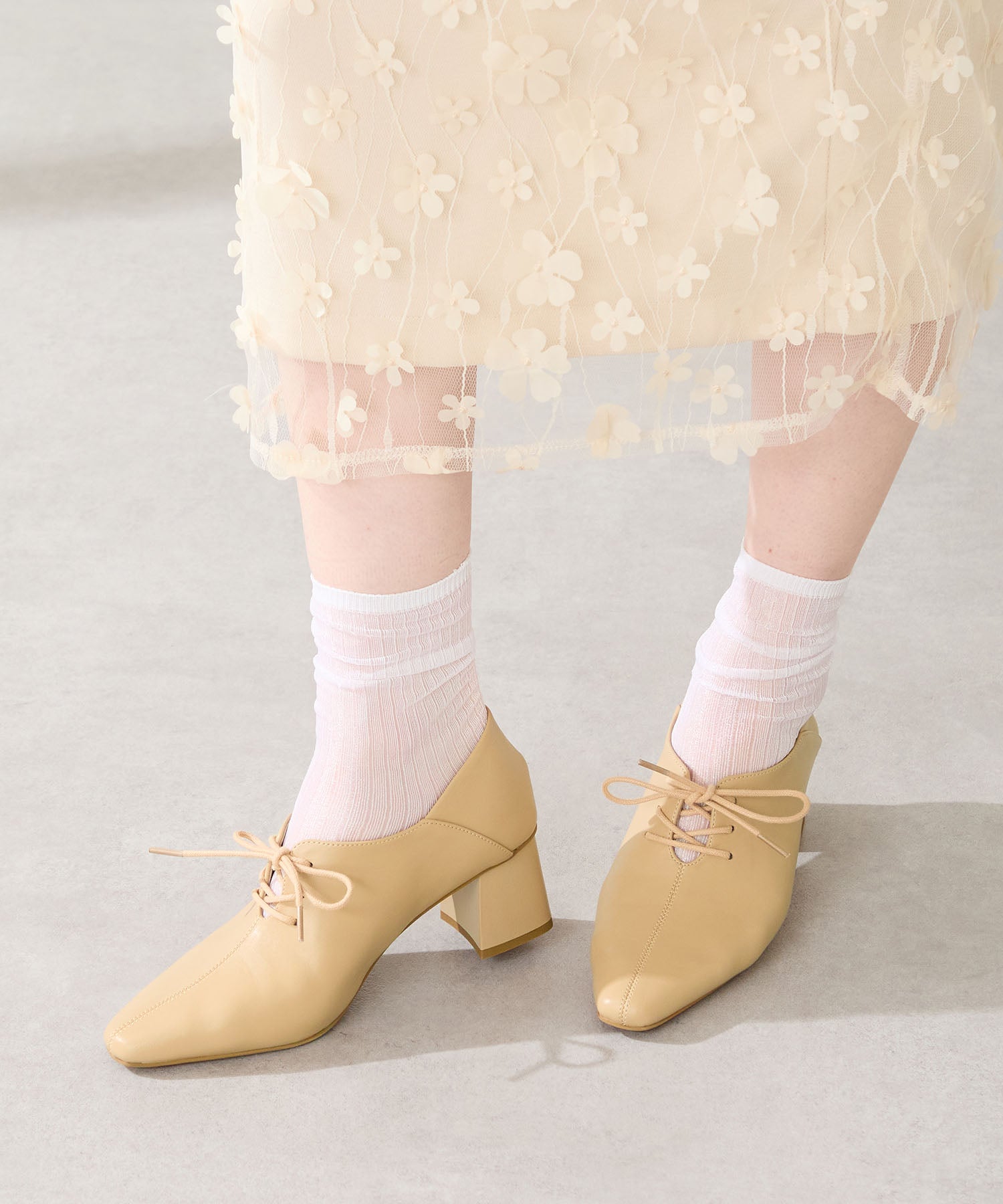 レースアップバブーシュパンプス/51322 – ORIENTALTRAFFIC