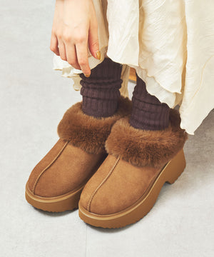 【WEB先行予約/11月中旬発売予定】厚底ムートンサボ/51325