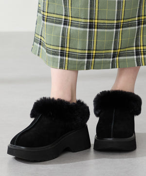 【WEB先行予約/11月中旬発売予定】厚底ムートンサボ/51325