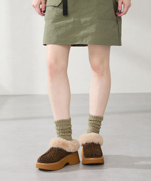 【WEB先行予約/11月中旬発売予定】厚底ムートンサボ/51325