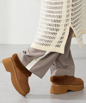 【WEB先行予約/11月中旬発売予定】厚底ムートンサボ/51325