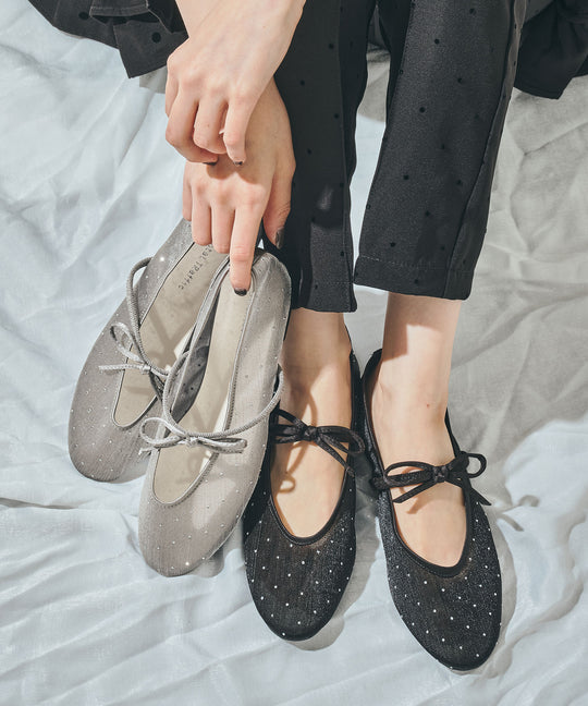 ラインストーン×リボンシアーパンプス/51328