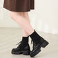 ニットソックスレースアップブーツ/51404