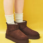 厚底ムートンショートブーツ/51409