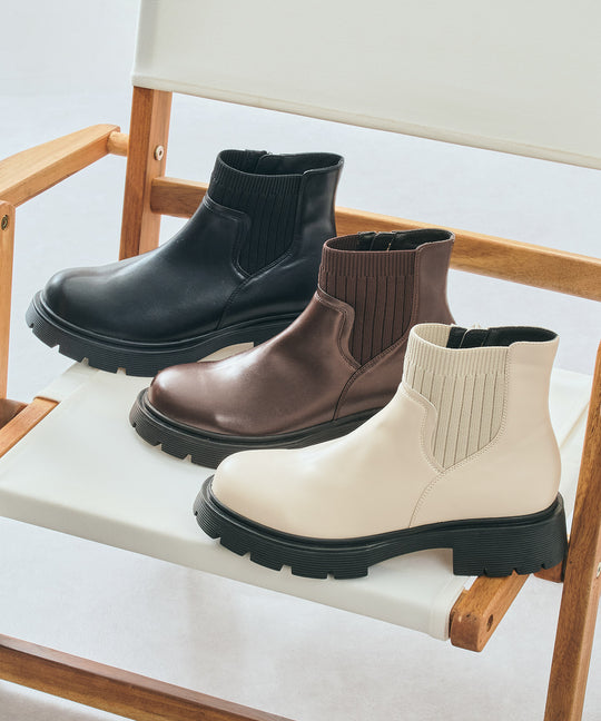 【WEB先行予約/10月下旬発売予定】ニットドッキングタンクソールブーツ/51412